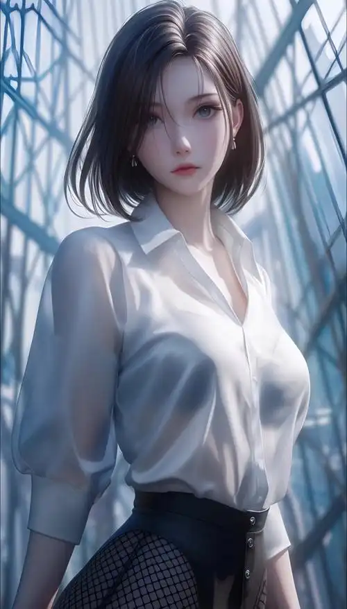 动画单元抽帧画面，赛璐璐线条在 4K 下保持轮廓锐利